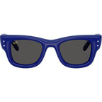Wayfarer Puffer RB4940B, Blue and Strass/Dark Grey Lenses