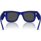 Wayfarer Puffer RB4940B, Blue and Strass/Dark Grey Lenses