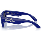 Wayfarer Puffer RB4940B, Blue and Strass/Dark Grey Lenses