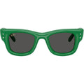 Wayfarer Puffer RB4940B, Green and Strass/Dark Grey Lenses