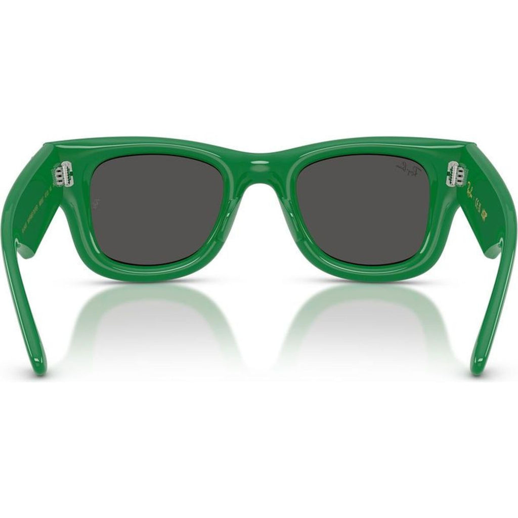 Wayfarer Puffer RB4940B, Green and Strass/Dark Grey Lenses