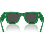 Wayfarer Puffer RB4940B, Green and Strass/Dark Grey Lenses