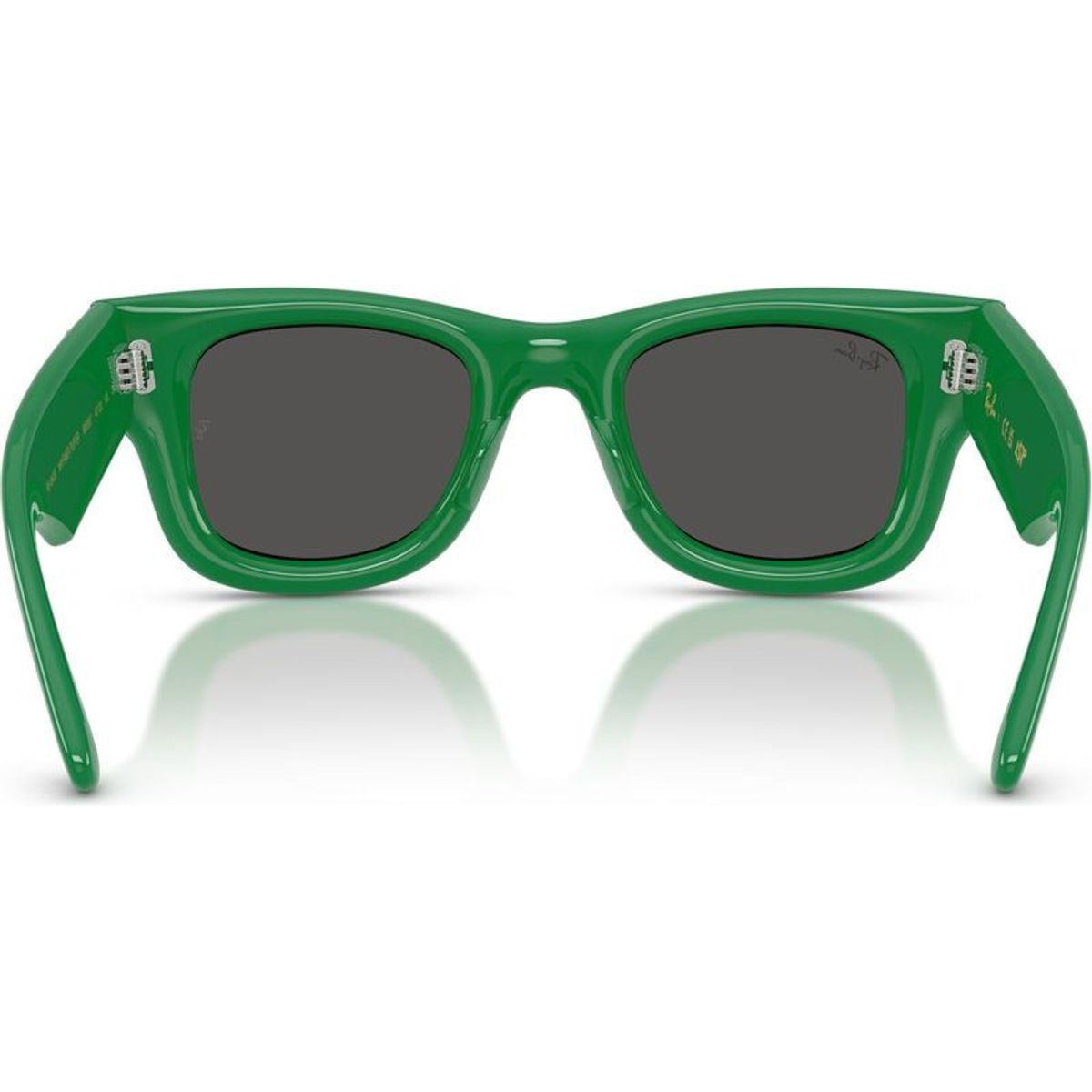 Wayfarer Puffer RB4940B, Green and Strass/Dark Grey Lenses