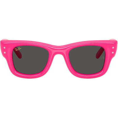 Wayfarer Puffer RB4940B, Pink and Strass/Dark Grey Lenses