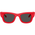Wayfarer Puffer RB4940B, Red and Strass/Dark Grey Lenses