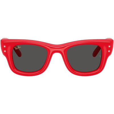 Wayfarer Puffer RB4940B, Red and Strass/Dark Grey Lenses