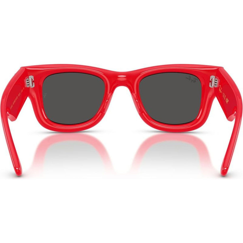 Wayfarer Puffer RB4940B, Red and Strass/Dark Grey Lenses