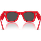 Wayfarer Puffer RB4940B, Red and Strass/Dark Grey Lenses
