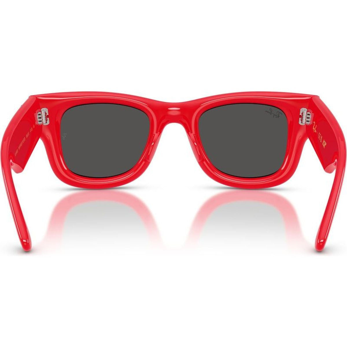 Wayfarer Puffer RB4940B, Red and Strass/Dark Grey Lenses