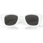 Wayfarer Puffer RB4940B, White and Strass/Dark Grey Lenses