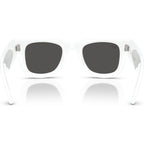 Wayfarer Puffer RB4940B, White and Strass/Dark Grey Lenses