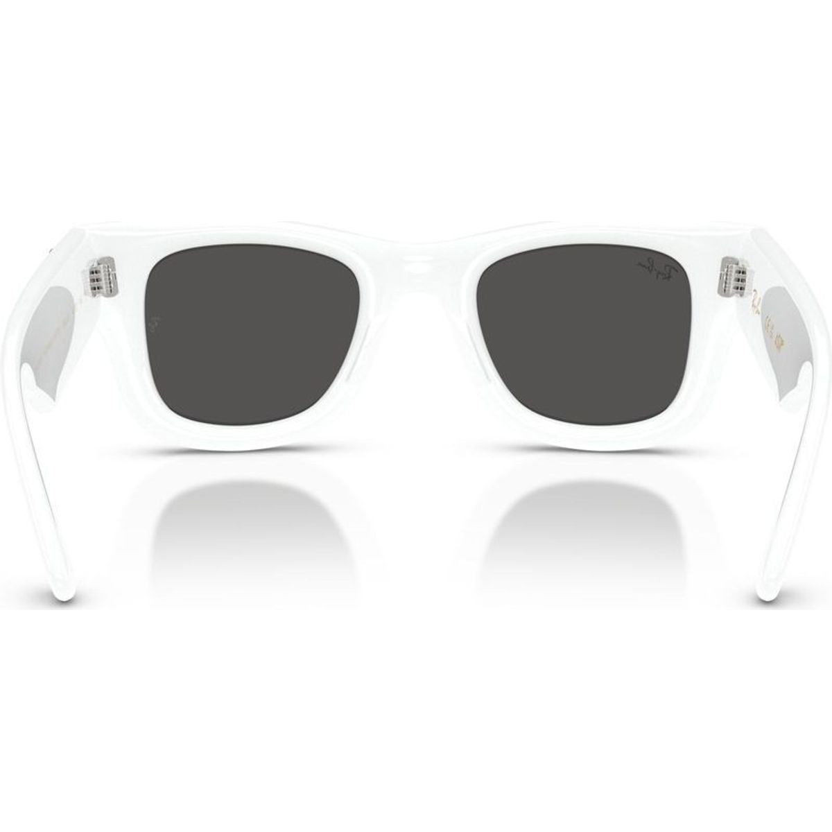 Wayfarer Puffer RB4940B, White and Strass/Dark Grey Lenses