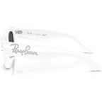 Wayfarer Puffer RB4940B, White and Strass/Dark Grey Lenses