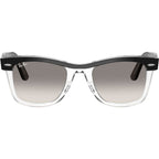 Wayfarer RB2240, Black on Transparent/Grey Clear Gradient Glass Lenses