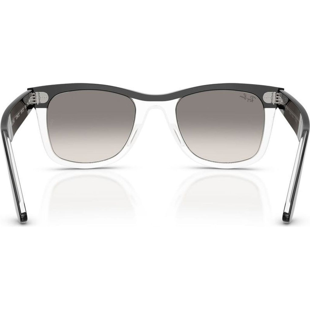 Wayfarer RB2240, Black on Transparent/Grey Clear Gradient Glass Lenses
