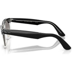 Wayfarer RB2240, Black on Transparent/Grey Clear Gradient Glass Lenses