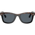 Wayfarer RB2240, Havana on Black/Blue Glass Lenses