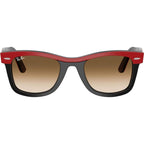 Wayfarer RB2240, Red on Black/Brown Clear Gradient Glass Lenses