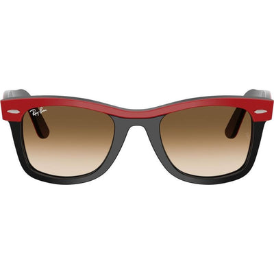 Wayfarer RB2240, Red on Black/Brown Clear Gradient Glass Lenses