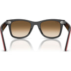 Wayfarer RB2240, Red on Black/Brown Clear Gradient Glass Lenses