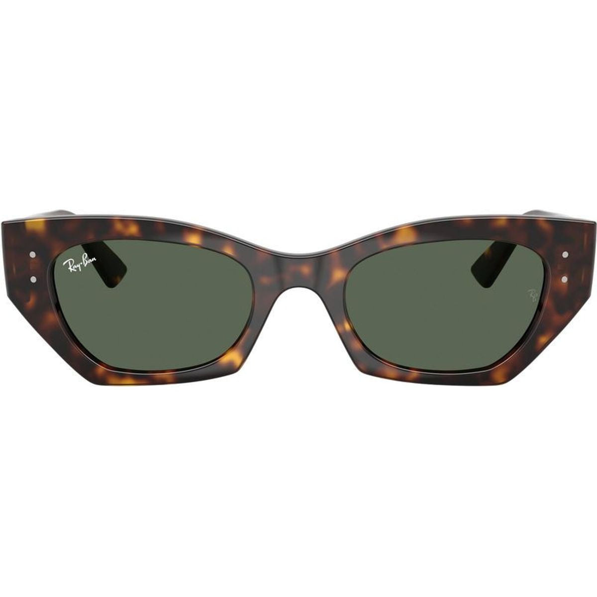 Zena RB4430, Havana/Dark Green Lenses 52 Eye Size