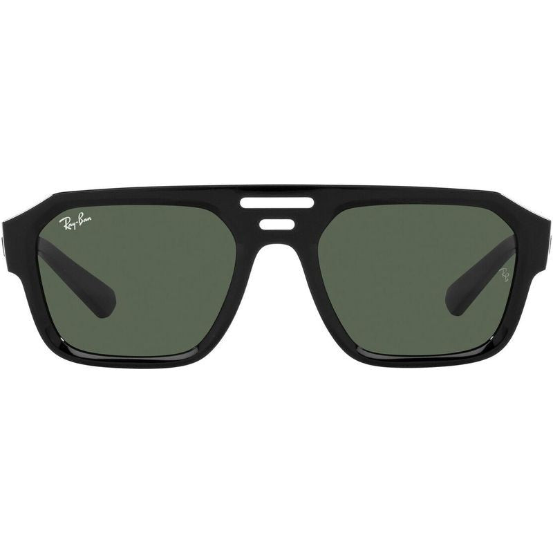 Corrigan RB4397, Black/Dark Green Lenses
