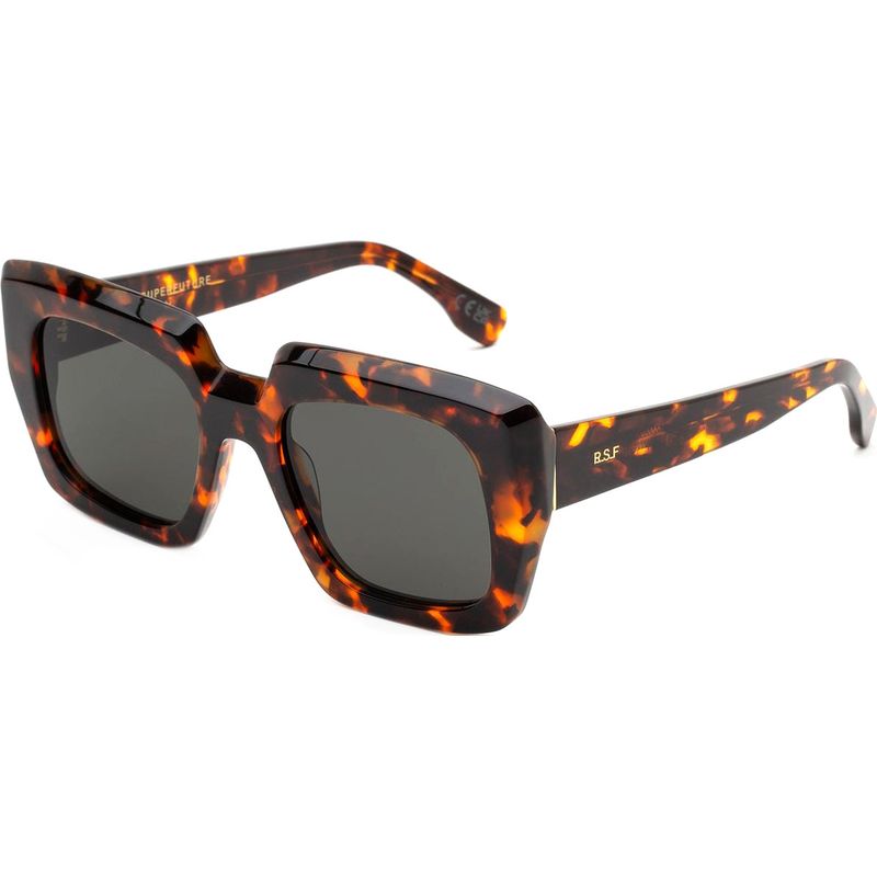 Retrosuperfuture Piscina Burnt Havana Black Angle