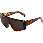 Retrosuperfuture Zed Burnt Havana Brown Angle