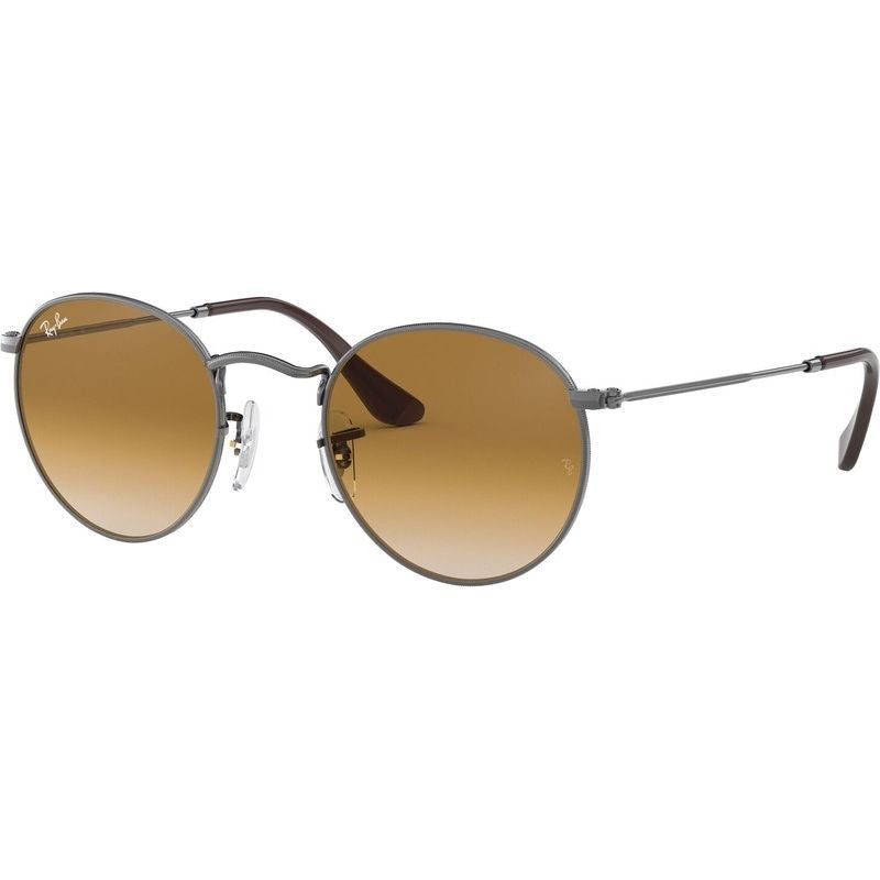 Round Flat Lens RB3447N, Gunmetal/Brown Gradient Glass Lenses