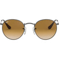 Round Flat Lens RB3447N, Gunmetal/Brown Gradient Glass Lenses