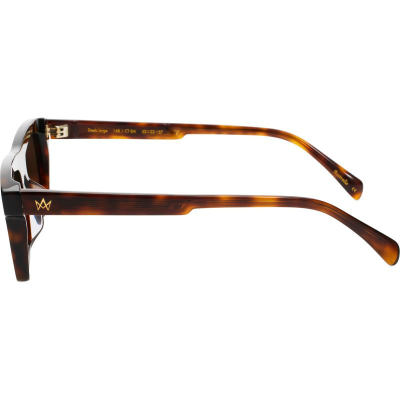 Steeb Large, Cigar Tort/Smoke Lenses