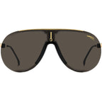 SUPERCHAMPION, Black and Gold/Dark Brown Lenses
