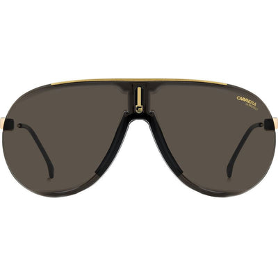 SUPERCHAMPION, Black and Gold/Dark Brown Lenses