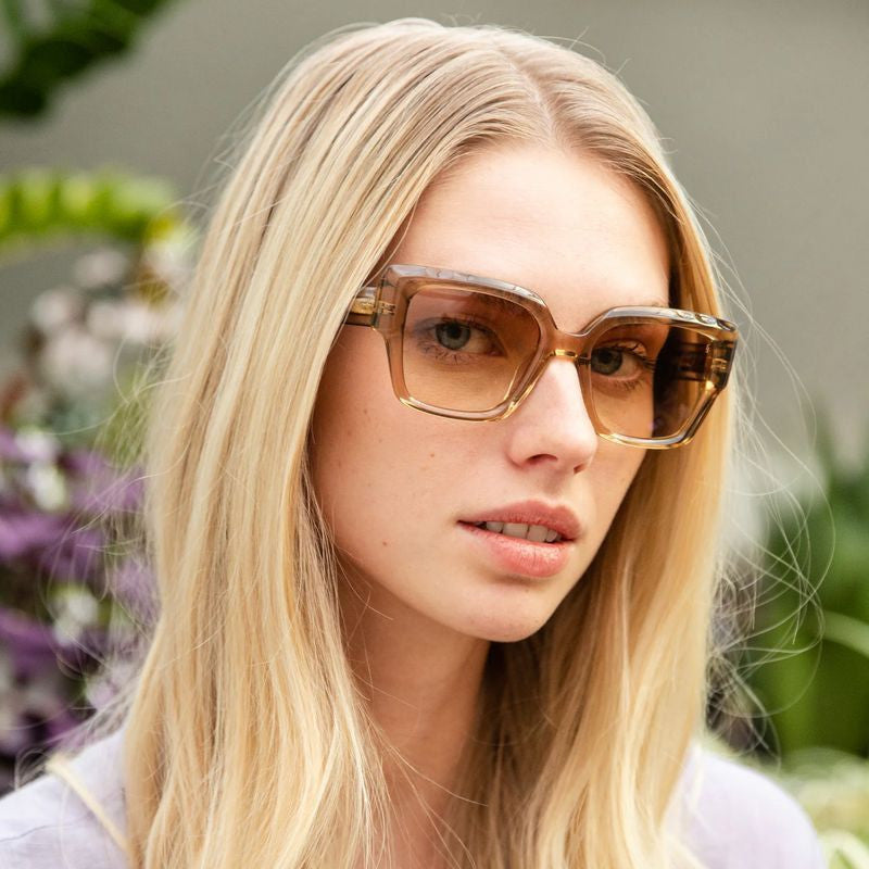 Ally, Champagne/Brown Tinted Lenses