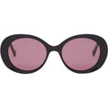 Amelia, Black/Burgundy Lenses