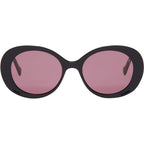 Amelia, Black/Burgundy Lenses