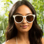 Calypso, White/Brown Lenses