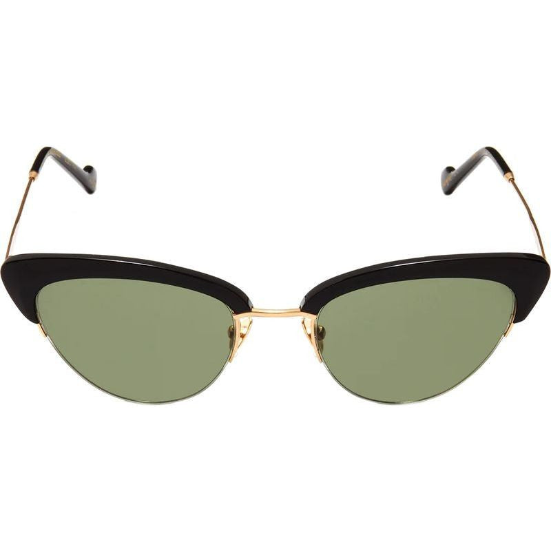 Electra, Gloss Black/Green Lenses