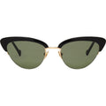 Electra, Gloss Black/Green Lenses