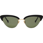 Electra, Gloss Black/Green Lenses