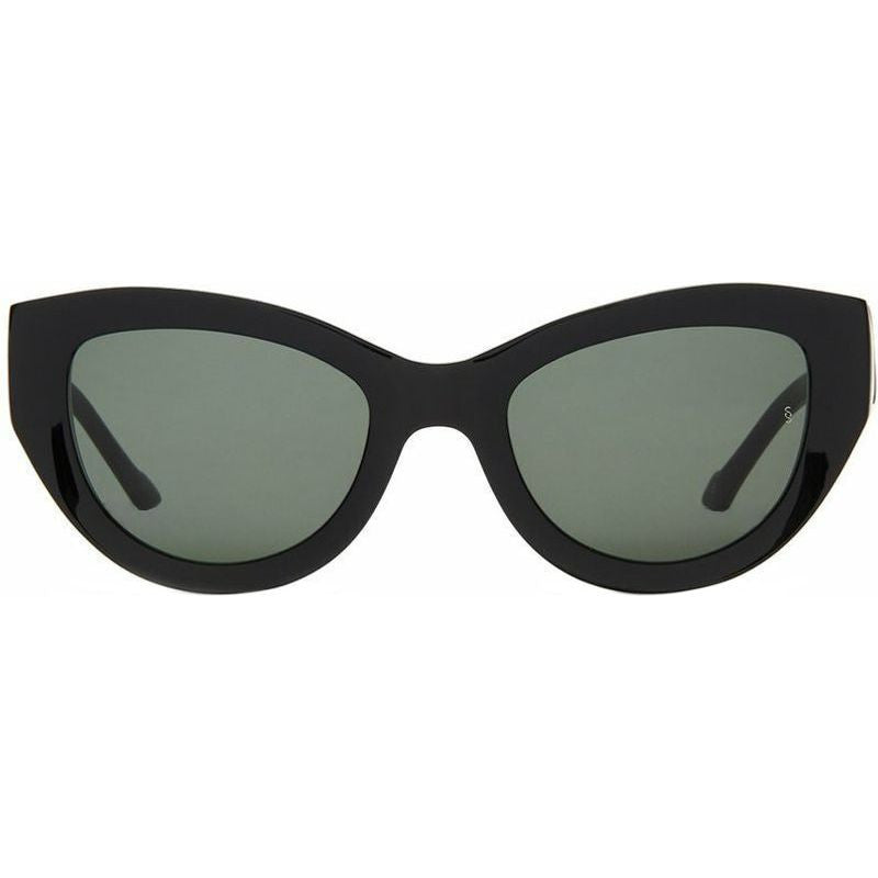 Harper, Black/Green Lenses