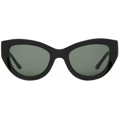 Harper, Black/Green Lenses