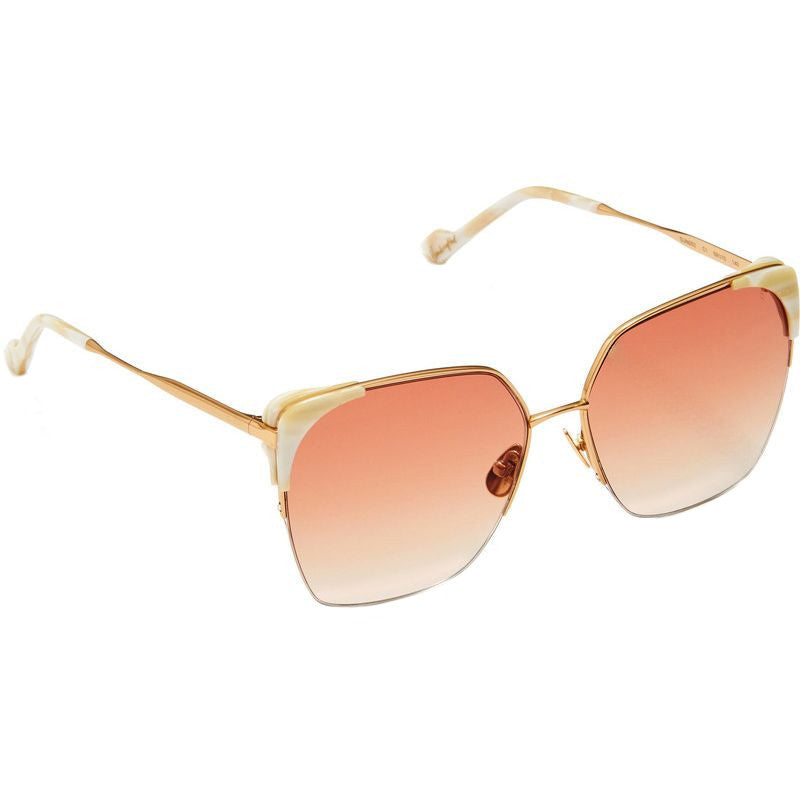 Iris, Mother of Pearl/Peach Gradient Lenses
