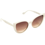 Julia, White Marble/Brown Gradient Lenses