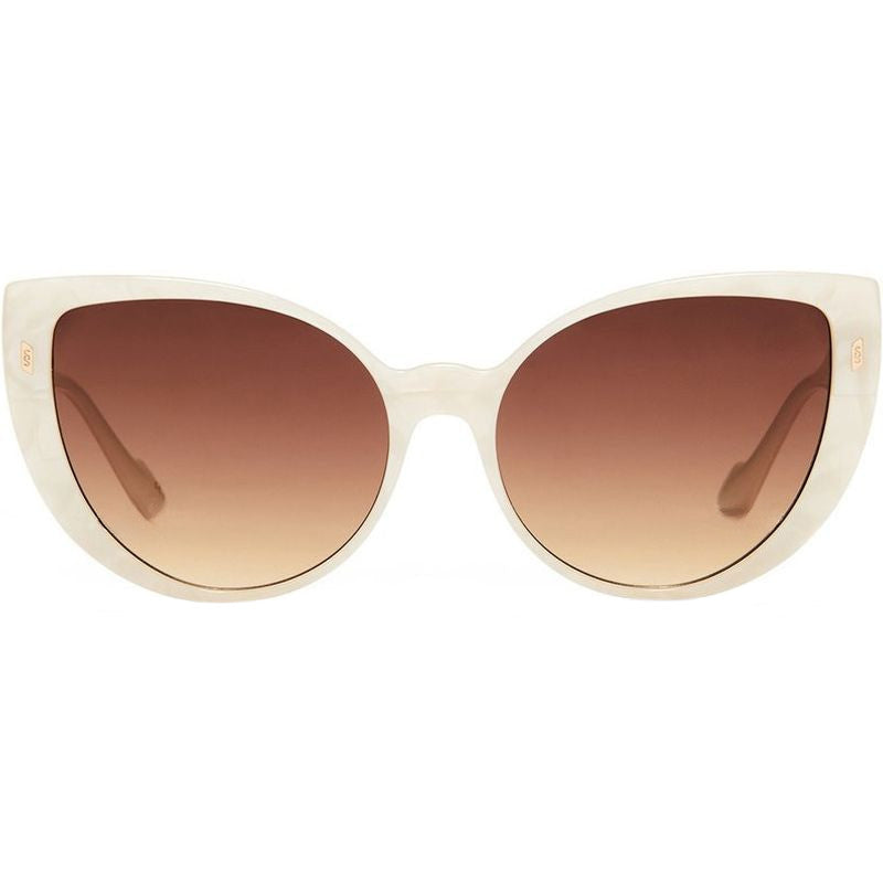 Julia, White Marble/Brown Gradient Lenses