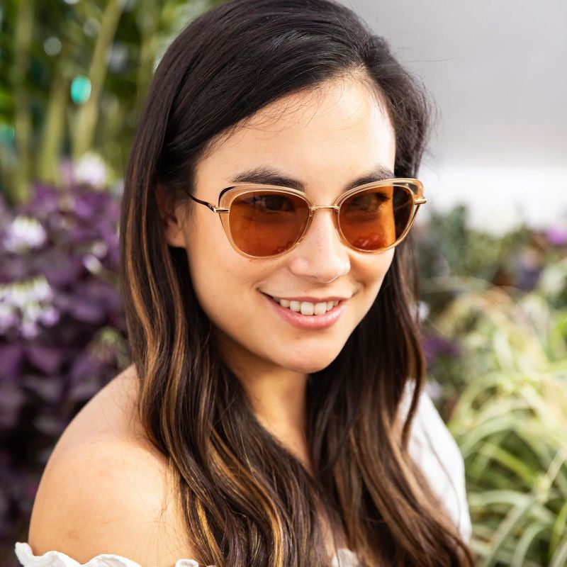 Mae, Champagne/Brown Tinted Lenses