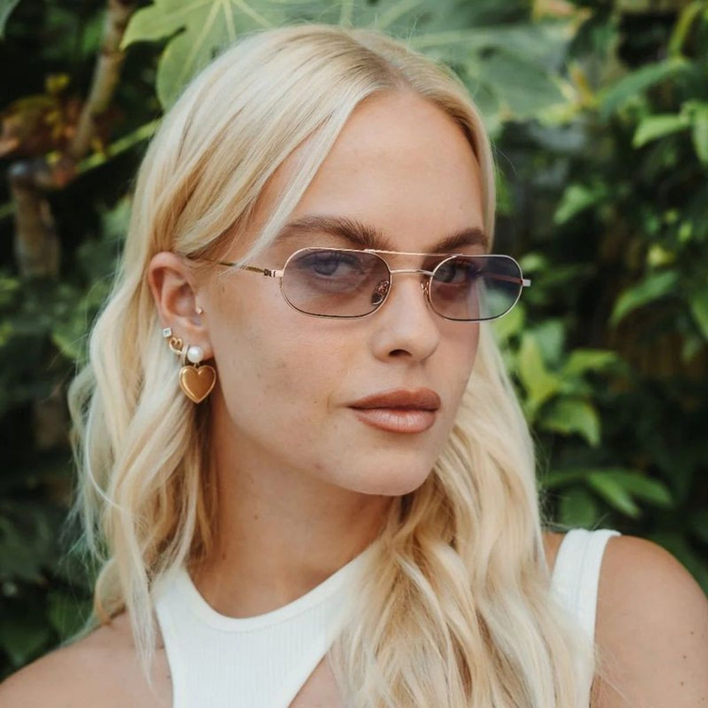 Malibu, Rose Gold/Pink Tint Lenses