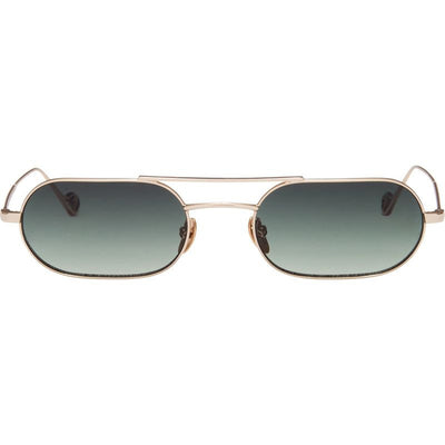 Malibu, Gold/Light Green Gradient Lenses