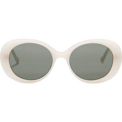 Amelia, Milky White/Green Lenses