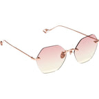 Newport, Rose Gold/Pink Mirror Gradient Lenses